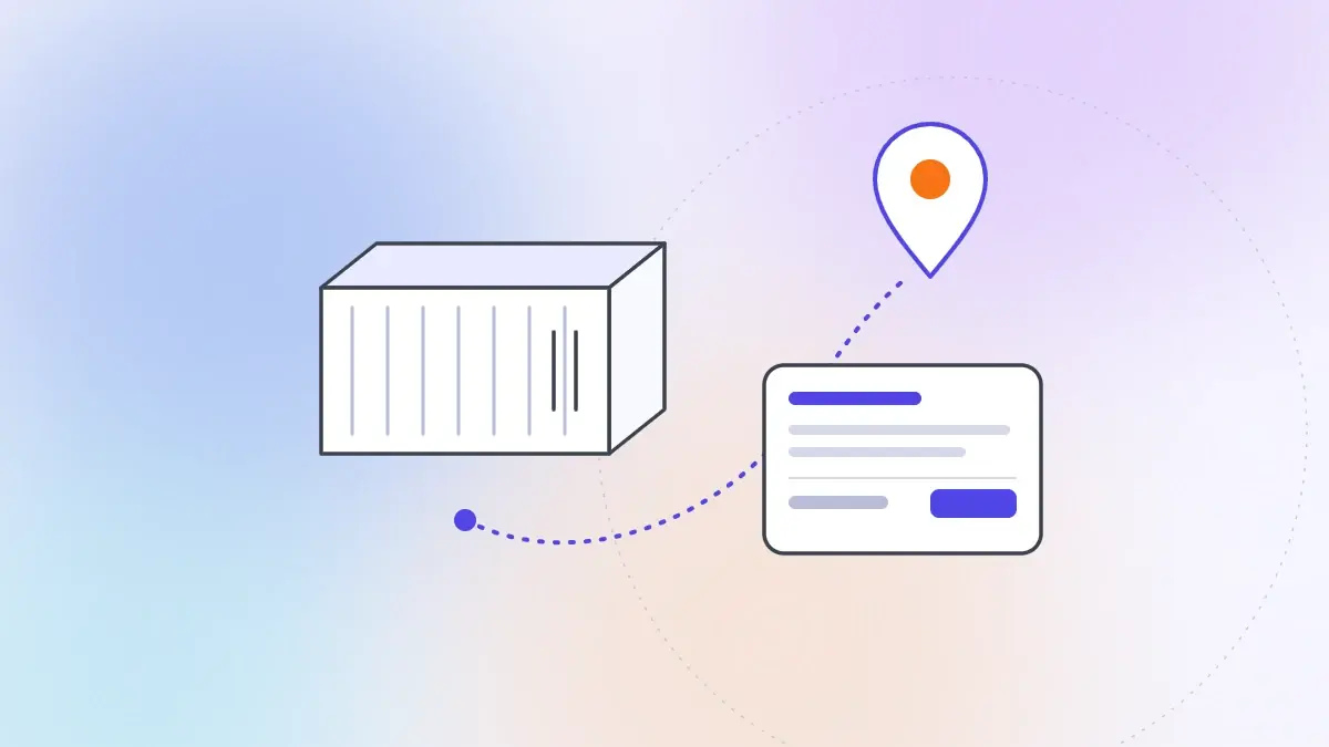 GSL Corp digital marketing case study by LogDart: shipping container, shipment route and container rate card for a freight forwarding portal