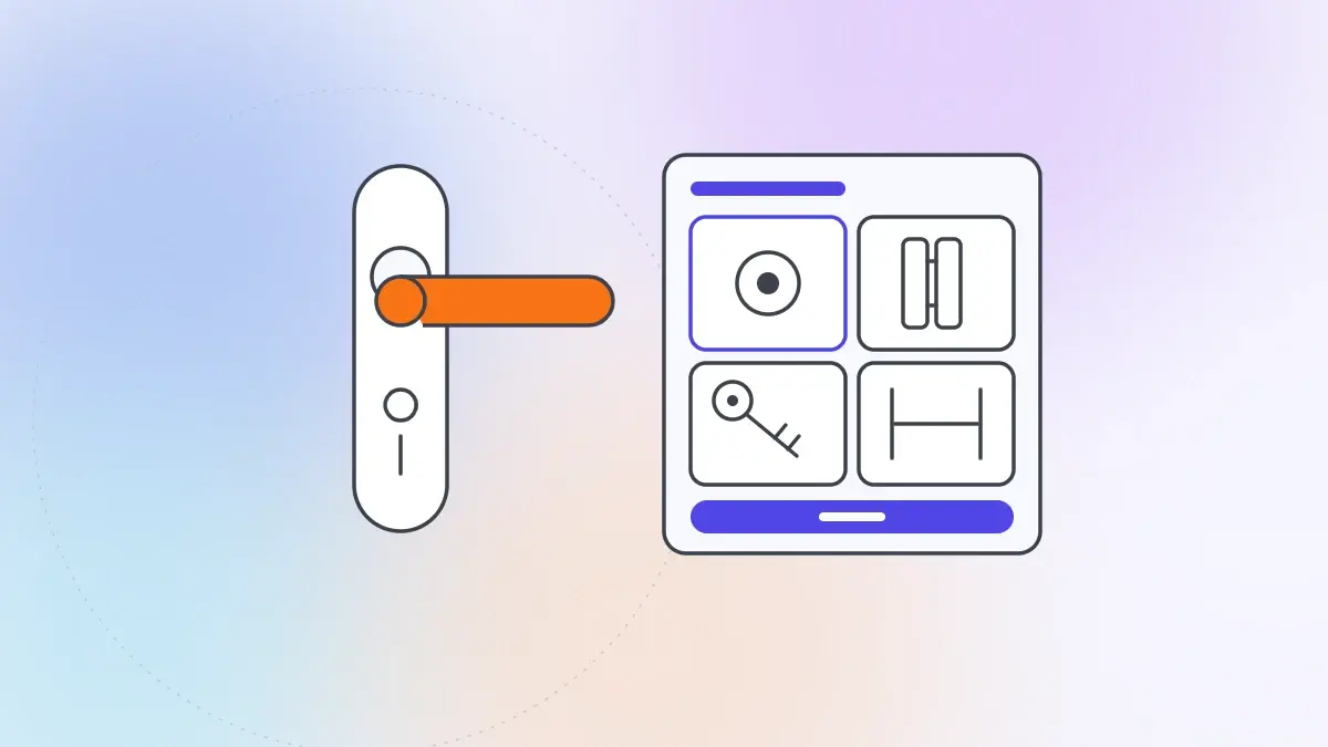 Husaini Brothers digital marketing case study by LogDart: brass door lever beside an ironmongery catalogue with a sample request button